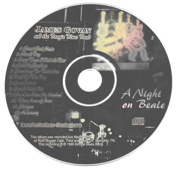 James Govan And The Boogie Blues Band : A Night On Beale (CD, Album)