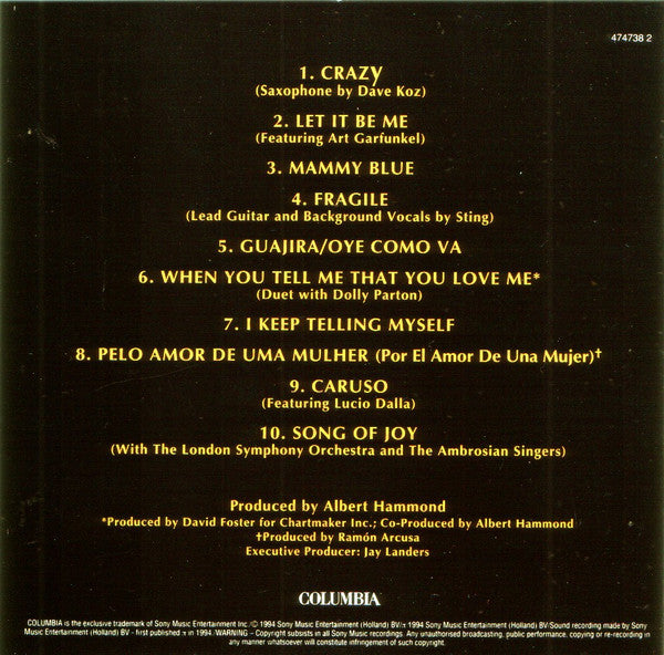 Julio Iglesias : Crazy (CD, Album)
