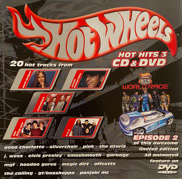 Various : Hot Wheels Hot Hits 3 (CD, Comp + DVD, PAL)