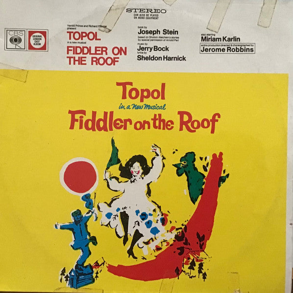 Topol : Fiddler On The Roof (LP, Album, RE)