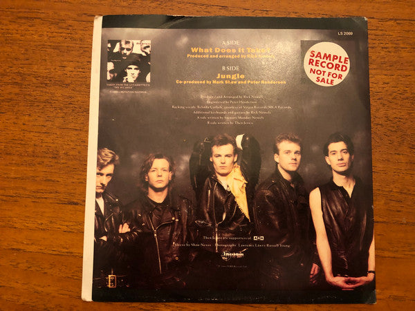 Then Jerico : What Does It Take (7", Single)