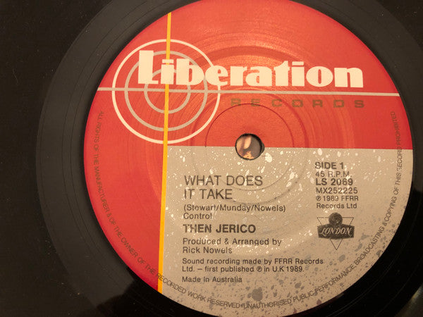 Then Jerico : What Does It Take (7", Single)