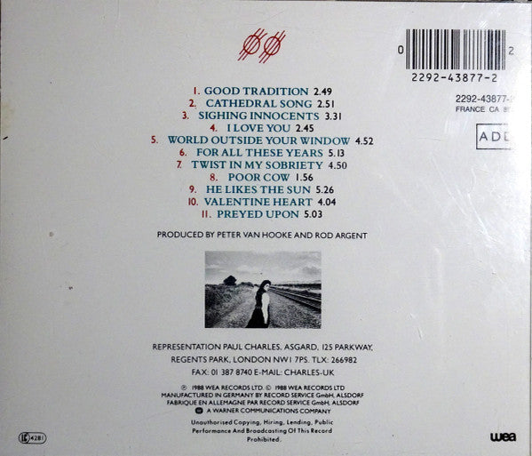 Tanita Tikaram : Ancient Heart (CD, Album)