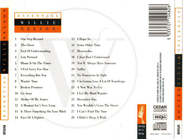 Willie Nelson : Essential Willie Nelson (CD, Comp, RM)