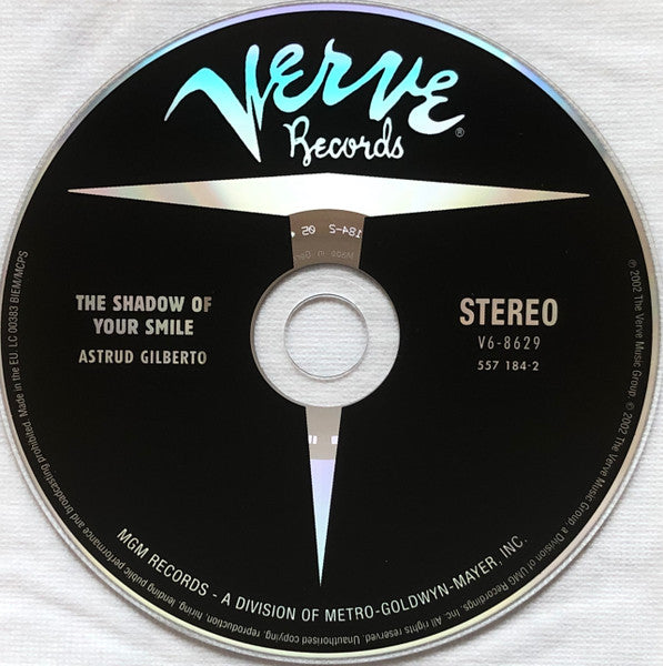 Astrud Gilberto : The Shadow Of Your Smile (CD, Album, RE, RM)