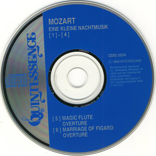 Wolfgang Amadeus Mozart : Eine Kleine Nachtmusik (CD, Comp)