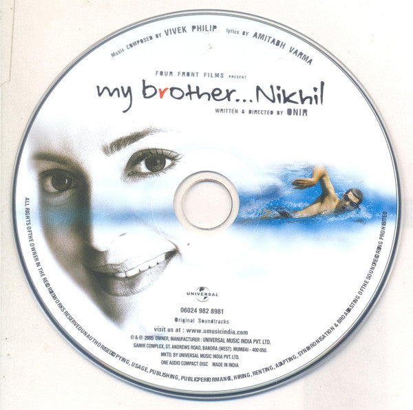 Vivek Philip : My Brother…Nikhil (CD, Album)