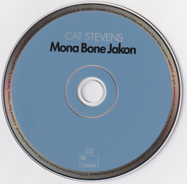 Cat Stevens : Mona Bone Jakon (CD, Album, RE, RM)
