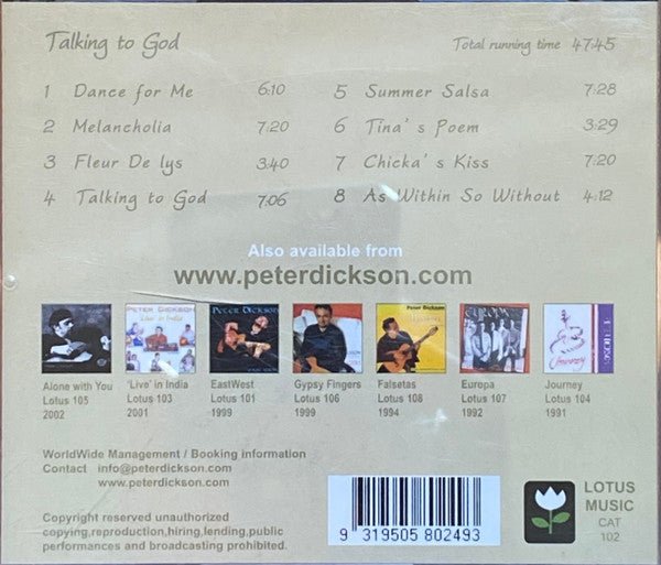 Peter Dickson (4) : Talking To God (CD)