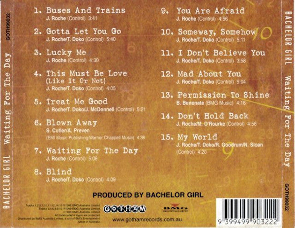 Bachelor Girl : Waiting For The Day (CD, Album, RE)