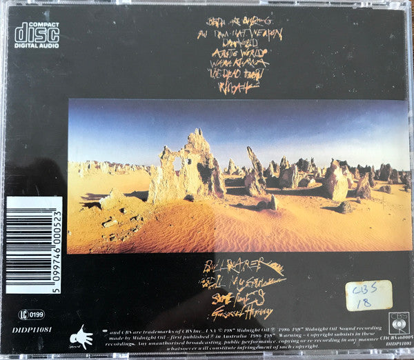 Midnight Oil : Diesel And Dust (CD, Album, RE, Dis)