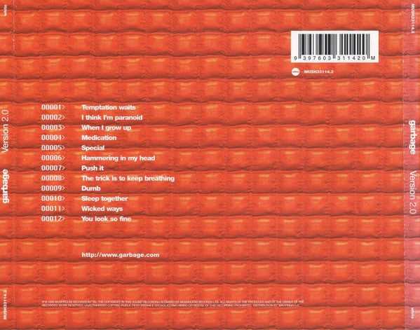 Garbage : Version 2.0 (CD, Album)