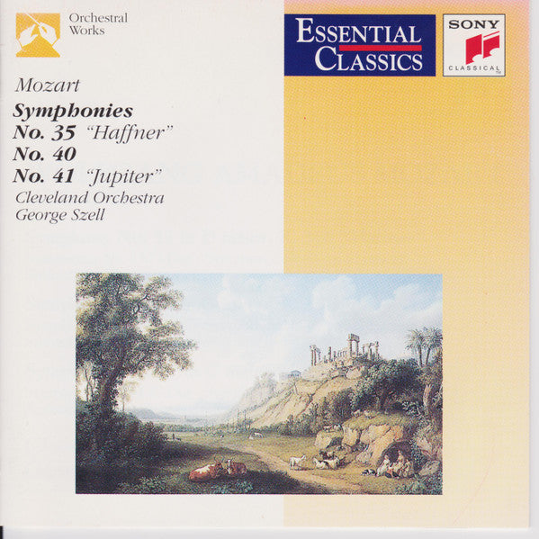 Wolfgang Amadeus Mozart - The Cleveland Orchestra, George Szell : Symphonies No. 35 "Haffner" • No. 40 • No. 41 "Jupiter" (CD, Comp, RE, RM)