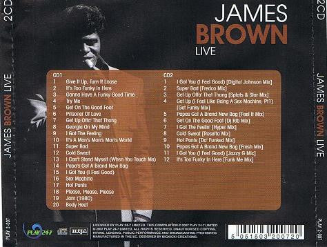 James Brown : Live (2xCD, Comp)