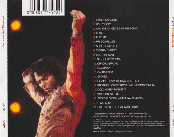 Neil Diamond : The Best Of Neil Diamond (CD, Comp, RE)