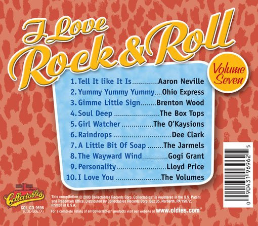 Various : I Love Rock & Roll Volume Seven (CD, Comp)