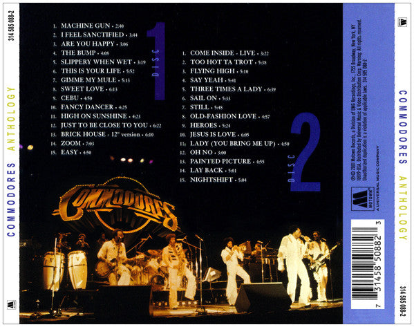 Commodores : Anthology (2xCD, Comp, RM)
