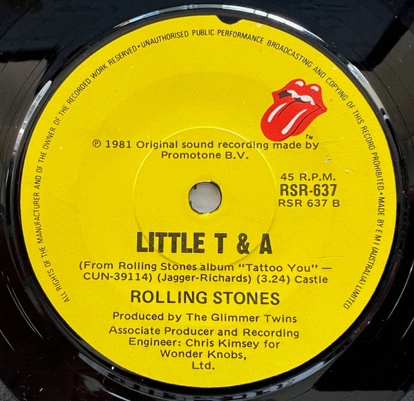 Rolling Stones* : Waiting On A Friend (7")