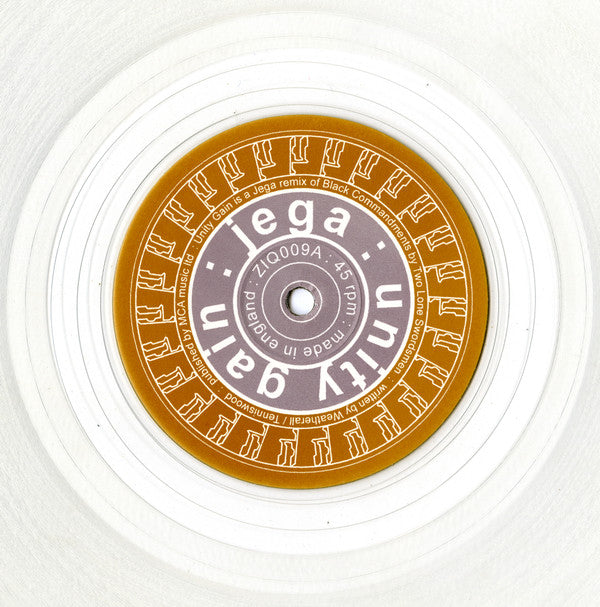 Jega / Kid Spatula : Unity Gain / Hard Love (12", Cle)