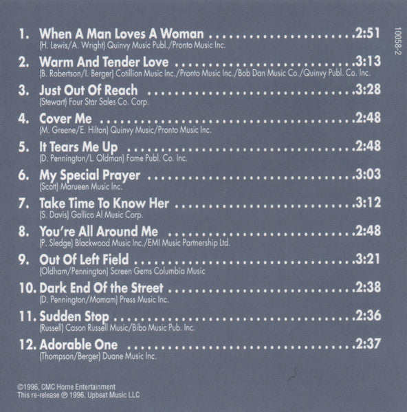 Percy Sledge : When A Man Loves A Woman (CD, Comp, RM)