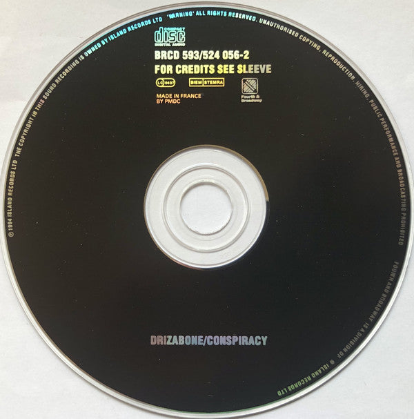Drizabone : Conspiracy (CD, Album)