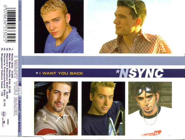 *NSYNC : I Want You Back (CD, Single)