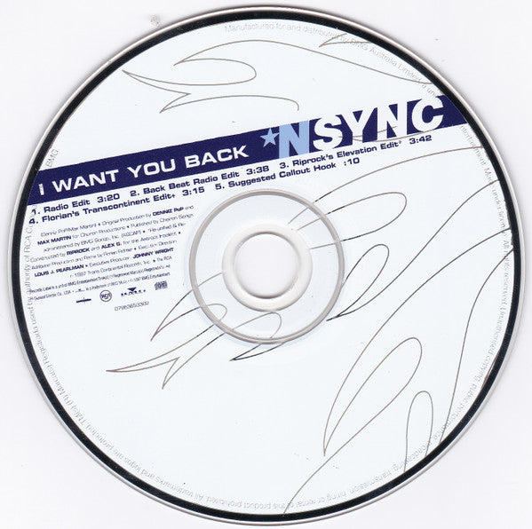 *NSYNC : I Want You Back (CD, Single)