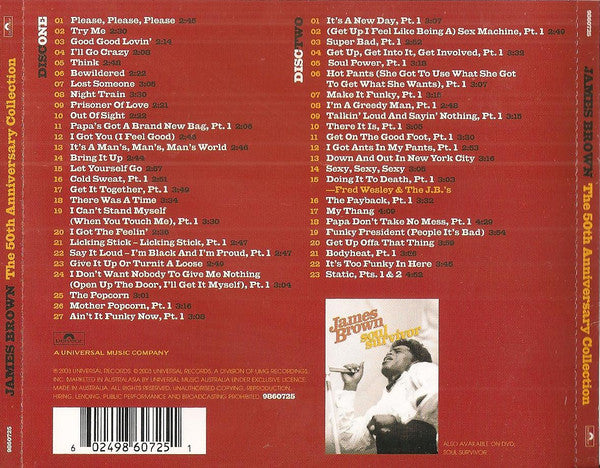 James Brown : The 50th Anniversary Collection (2xCD, Comp, RM)