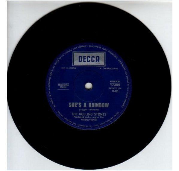 The Rolling Stones : 2,000 Light Years From Home / She's A Rainbow (7", Mono)