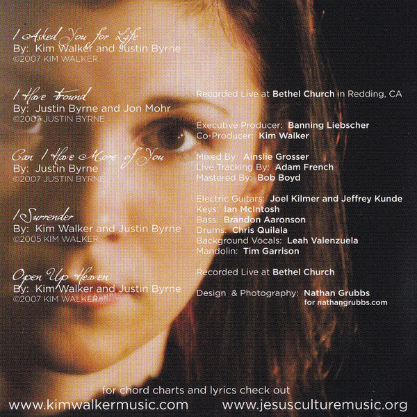 Kim Walker (2) : Here Is My Song (CD, Album)