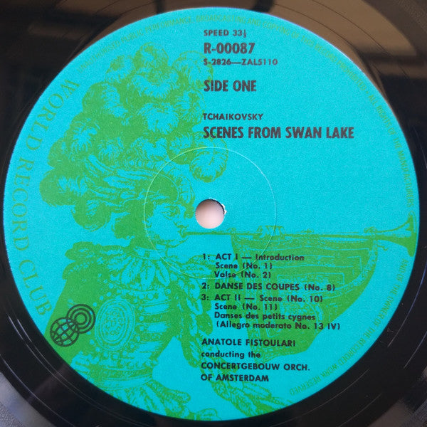 Tchaikovsky* : Scenes From Swan Lake (LP, Club, RE, 7th)