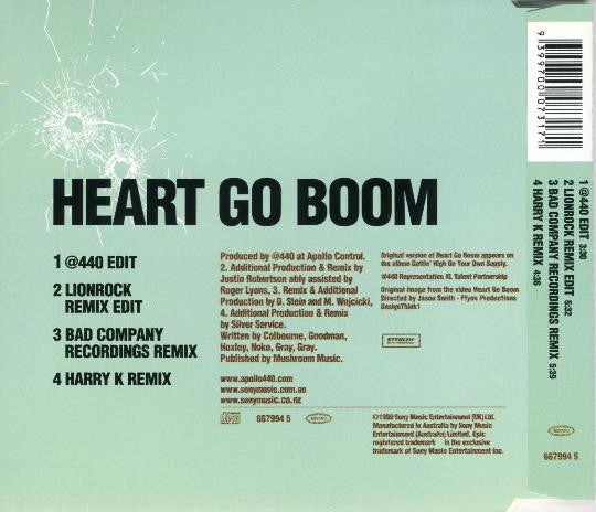Apollo Four Forty* : Heart Go Boom (CD, Single)