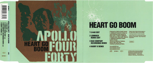 Apollo Four Forty* : Heart Go Boom (CD, Single)