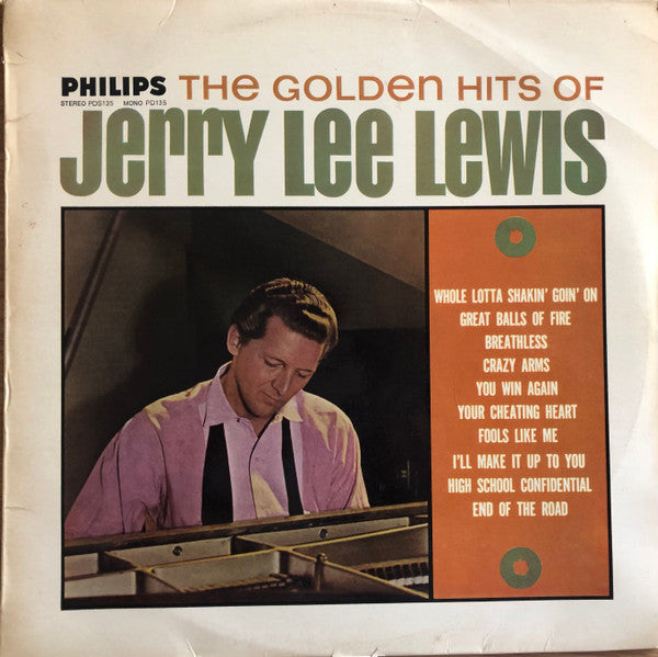 Jerry Lee Lewis : The Golden Hits Of Jerry Lee Lewis (LP, Album)