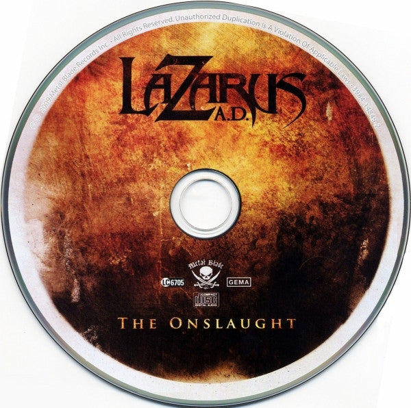 Lazarus A.D. : The Onslaught (CD, Album)