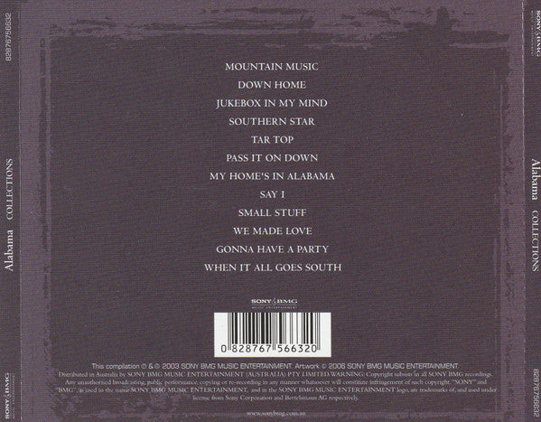 Alabama : Collections (CD, Comp)
