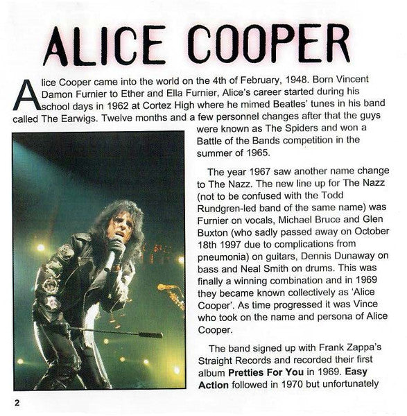 Alice Cooper (2) : Freedom For Frankenstein: Hits And Pieces 1984-91 (CD, Comp)