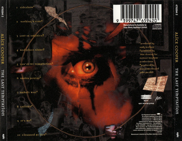 Alice Cooper (2) : The Last Temptation (CD, Album)