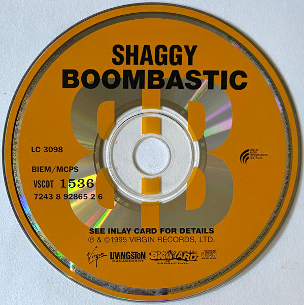 Shaggy : Boombastic (Remix Versions) (CD, Maxi)