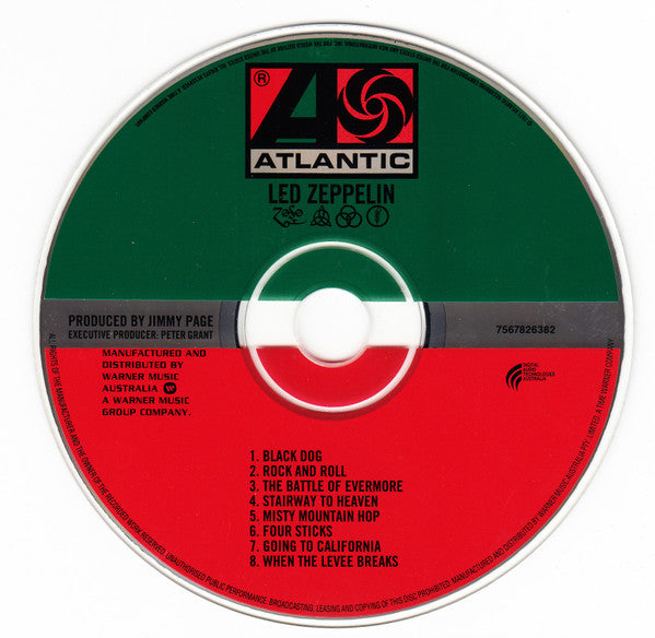 Led Zeppelin : Untitled (CD, Album, RE, RM)
