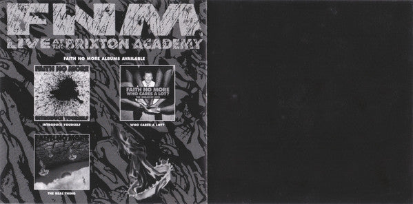 Faith No More : Live At The Brixton Academy (CD, Album, RE)
