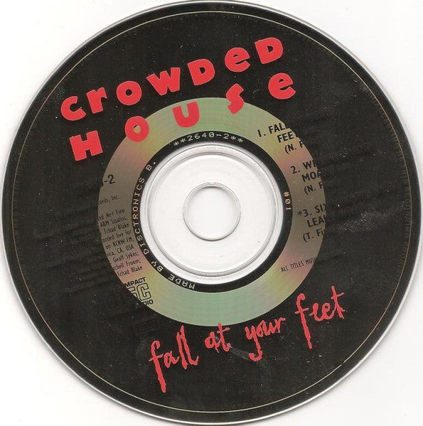 Crowded House : Fall At Your Feet (CD, Single)