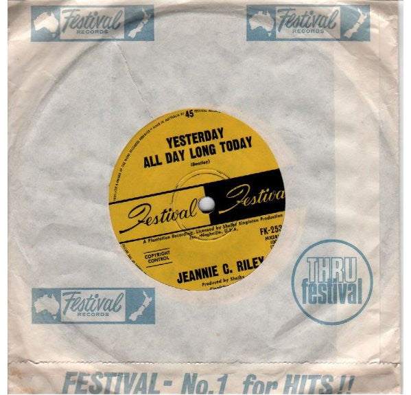 Jeannie C. Riley : Harper Valley P.T.A. (7")