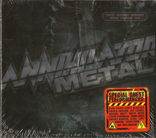 Annihilator (2) : Metal (CD, Album + CD, Comp, Enh + Ltd, Dig)