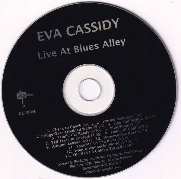 Eva Cassidy : Live At Blues Alley (CD, Album)