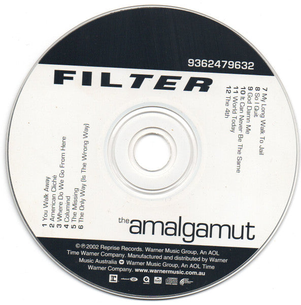 Filter (2) : The Amalgamut (CD, Album, Enh)