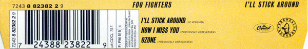 Foo Fighters : I'll Stick Around (CD, Single)