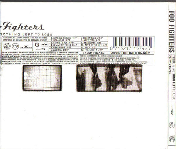 Foo Fighters : There Is Nothing Left To Lose (CD, Album, Enh, Ltd, Dig)