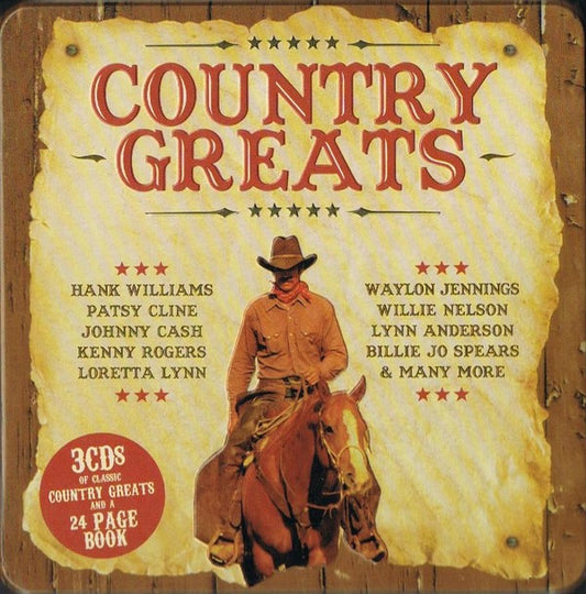 Various : Country Greats (3xCD, Comp + Box)