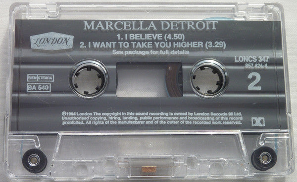 Marcella Detroit : I Believe (Cass, Single)